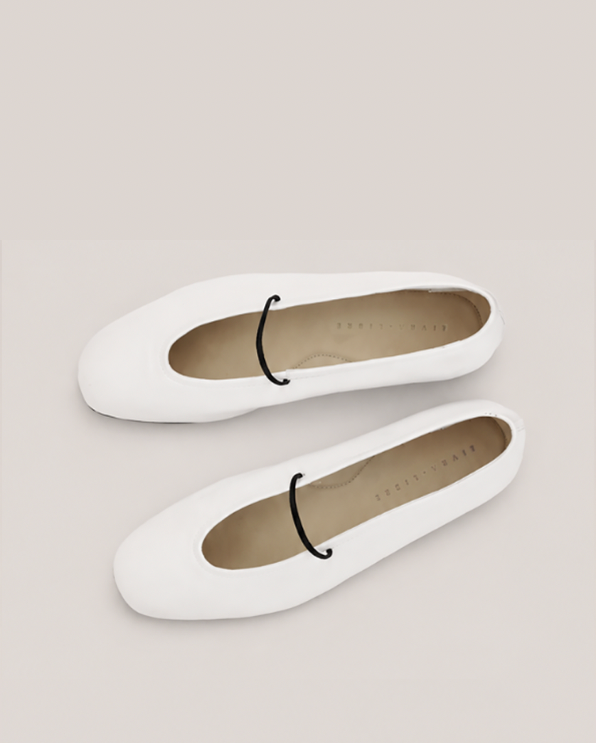 Deia - White Leather
